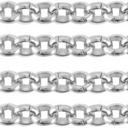 DQ Metal jasseron chain 2mm Antique silver